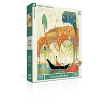 New York Puzzle Company Crossing Borders 1000 Piece Puzzle