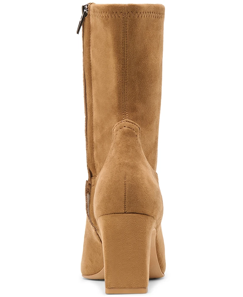 Dolce Vita Women's Roan Square-Toe Pull-On Stretch Dress Booties
