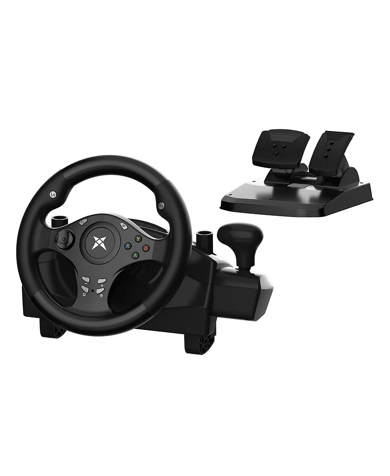 Nbcp 270°Racing Steering Wheel with Pedals & Vibration Feedback – Compatible with Xbox, PS4, Pc, Switch, Android & More