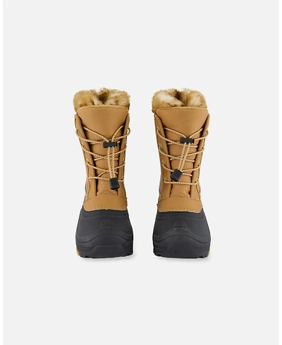 Deux par Kids Unisex Winter Boots Brown Sugar with Removable Liner - Toddler|Child