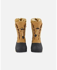 Deux par Kids Unisex Winter Boots Brown Sugar with Removable Liner - Toddler|Child
