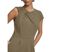 Calvin Klein Women's Asymmetric Tapered Jumpsuit