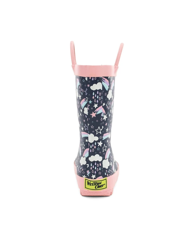 Western Chief Little Girls Shooting Stars Rain Boot