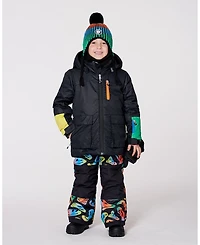 Deux par Boy Two-Piece Play Snowsuit Smiley Face