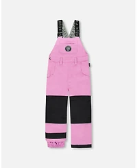 Deux par Girl Solid Play Overall Snow Bib Purple - Toddler|Child