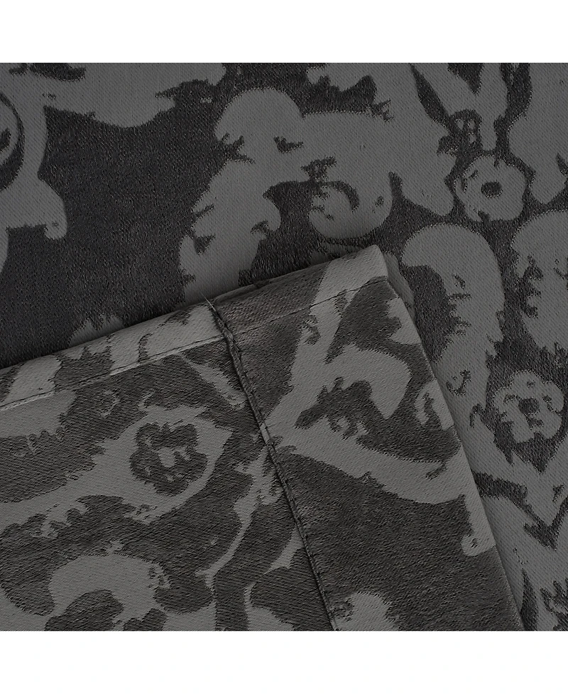 Kate Aurora Living 2 Pack Delaney Room Darkening Damask Print Grommet Curtain - 52 in. W x 84 in. L