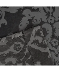 Kate Aurora Living 2 Pack Delaney Room Darkening Damask Print Grommet Curtain - 52 in. W x 84 in. L