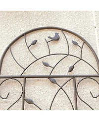 Streamdale Furniture Metal Garden Trellis 86.7" Climbing Plant Support (4 Pack)