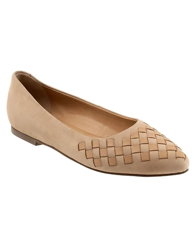 Trotters Estee Woven Flat