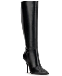 Jessica Simpson Women's Lovienn Stiletto Knee-High Wide-Calf Dress Boots