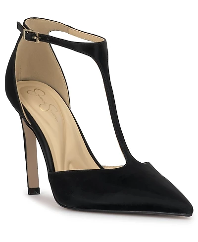 Jessica Simpson Women's Willna T-Strap Pointed-Toe Pumps