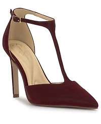 Jessica Simpson Women's Willna T-Strap Pointed-Toe Pumps