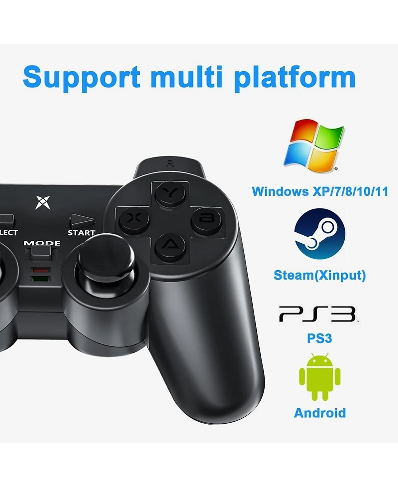 Nbcp Wireless Pc Game Controller – Dual Vibration Gamepad with Usb Receiver for Steam & Windows 7/8/10/11
