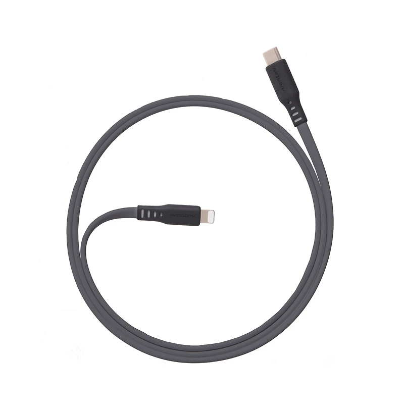Ventev 20W Ultrafast Usb C Universal Car Charger and Usb C to Apple Lightning Cable-Gray