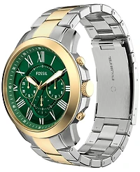 Fossil Men's Grant Chronograph Two-Tone Stainless Steel Watch