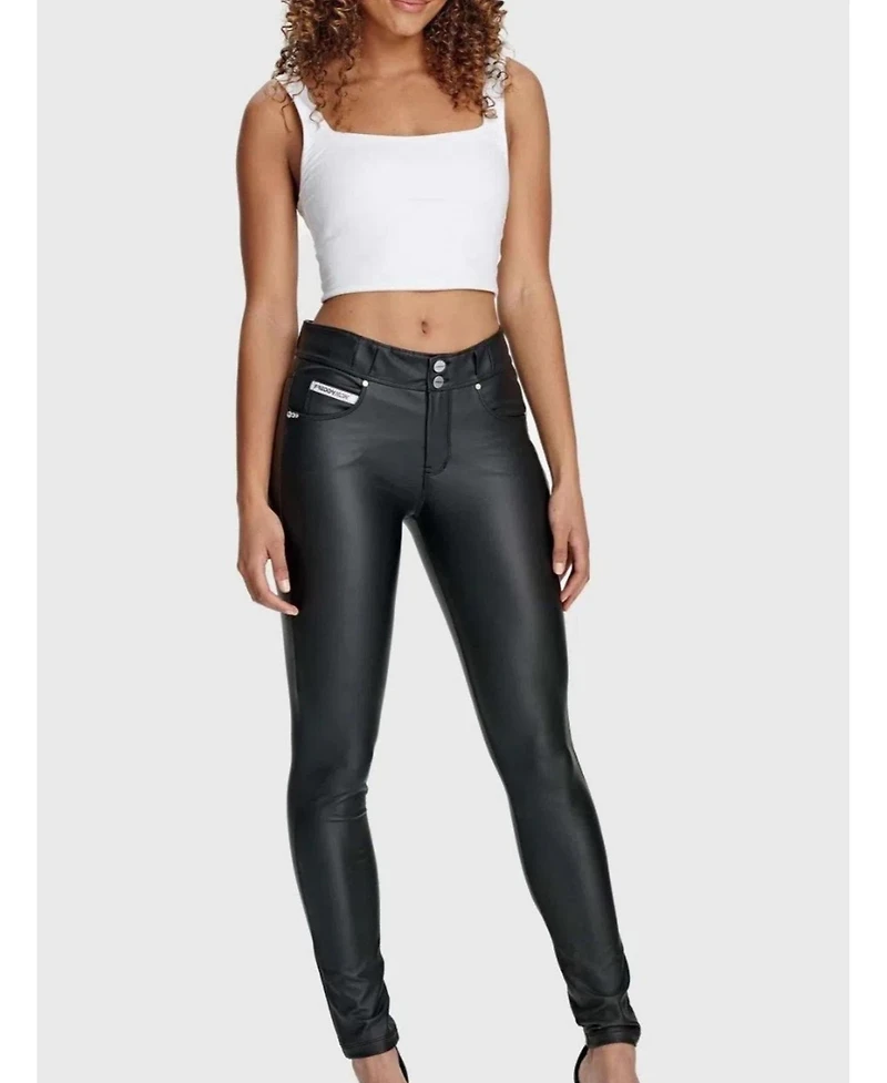 Freddy Women's Faux Leather Shaping Skinny Pants