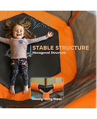 Qaba 48" Trampoline, Toddler Trampoline with Safety Enclosure Net,