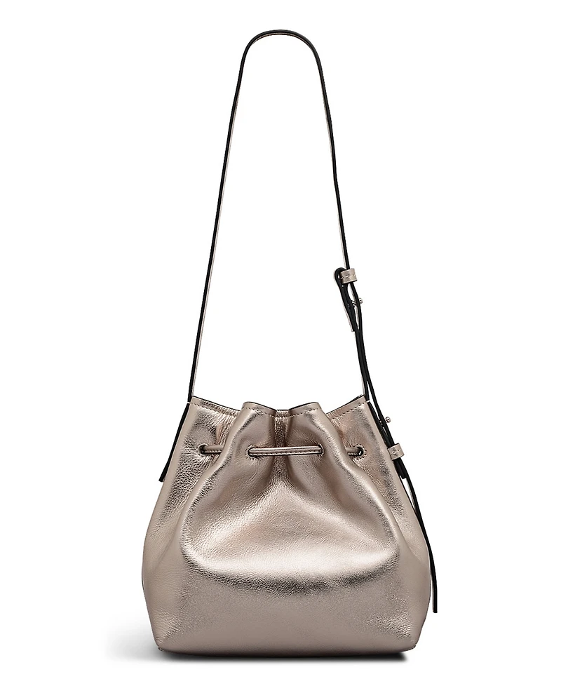 Radley London York Mews Metallic Mini Drawstring Shoulder Bag