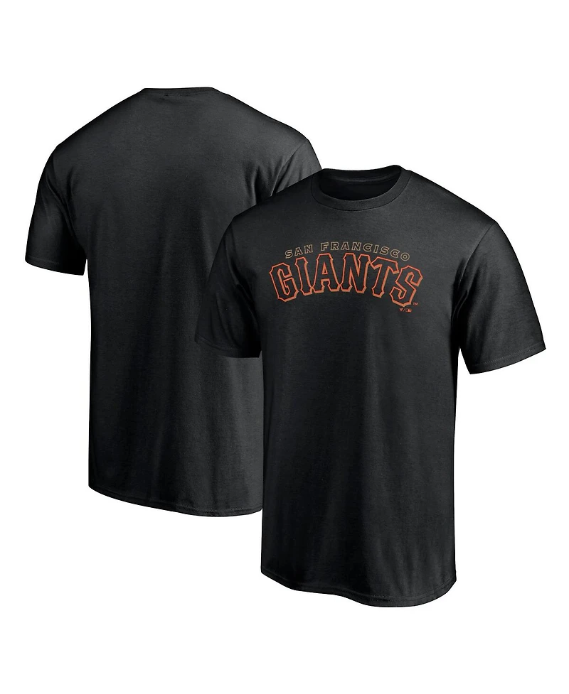 Fanatics Mto Label Men's Black San Francisco Giants Alternate Club Lettering T-Shirt