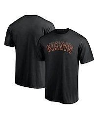 Fanatics Mto Label Men's Black San Francisco Giants Alternate Club Lettering T-Shirt