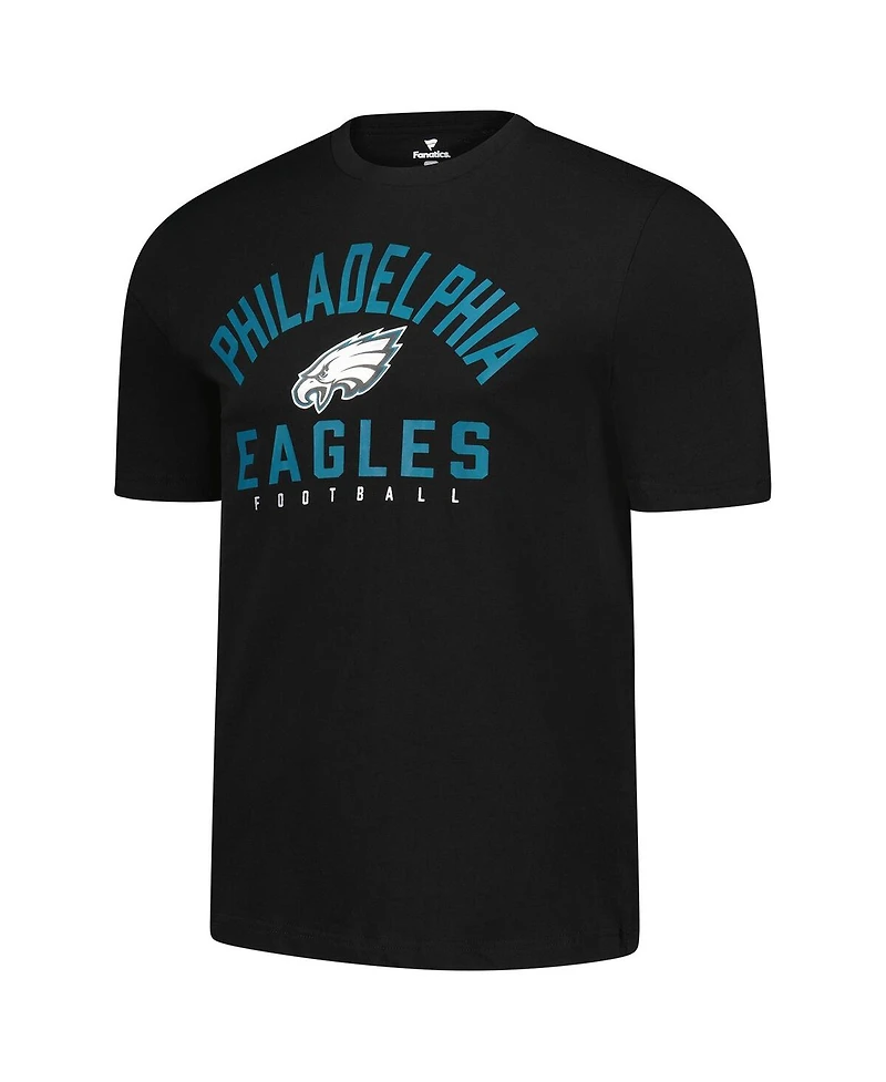 Fanatics Men's Black Philadelphia Eagles T-Shirt