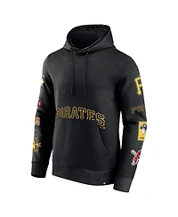Fanatics Men's Black Pittsburgh Pirates Wild Winner Pullover Hoodie