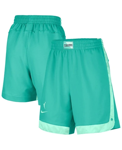 Nike Women's Mint New York Liberty Fly Basketball Tri-Blend Fleece Shorts