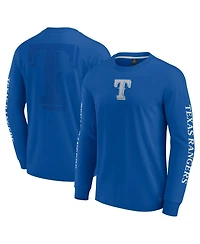 Fanatics Men's Royal Texas Rangers Elements Strive Long Sleeve T-Shirt