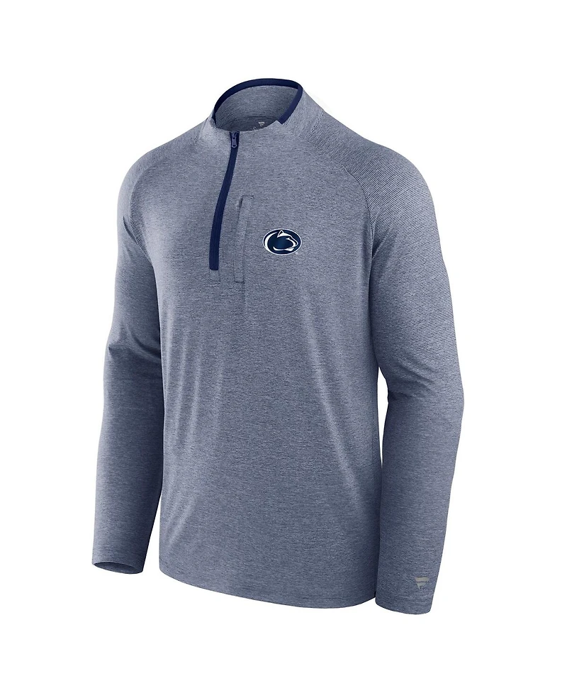 Fanatics Men's Navy Penn State Nittany Lions Mock Neck Half-Zip Pullover Jacket