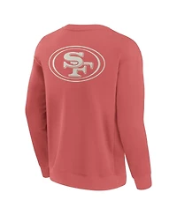 Fanatics Men's Red San Francisco 49ers Elements Future Ground Lettering Pullover Sweatshirt