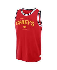 Fanatics Men's Red Kansas City Chiefs Elements Future Ground Jersey Tank Top