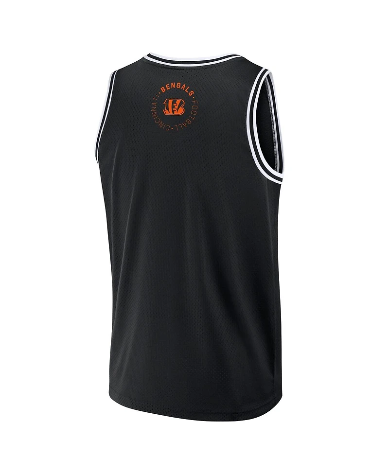 Fanatics Men's Black Cincinnati Bengals Elements Future Ground Jersey Tank Top