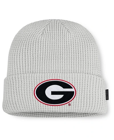 Nike Men Gray Georgia Bulldogs 2025 On-Field Utility Cuffed Knit Hat