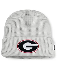 Nike Men Gray Georgia Bulldogs 2025 On-Field Utility Cuffed Knit Hat