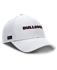 Nike Men's White Georgia Bulldogs 2025 On-Field Rise Performance Adjustable Hat