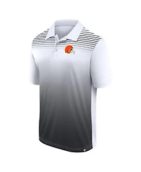 Logo Athletic Men's White Cleveland Browns Sandlot Game Polo Shirt