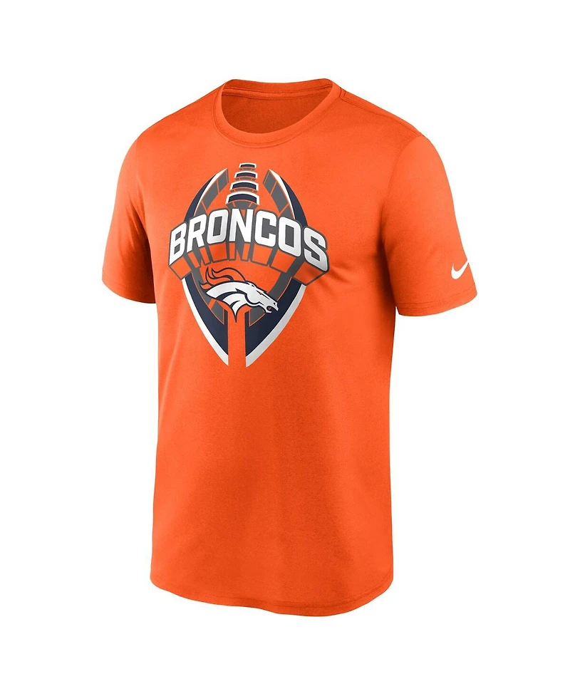 Nike Men's Orange Denver Broncos Legend Icon Performance T-Shirt