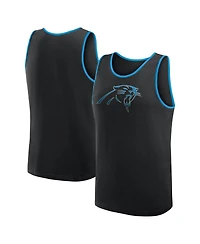 Logo Athletic Men's Black Carolina Panthers Unmatched Success Tank Top