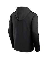 Logo Athletic Men's Black Cincinnati Bengals Head Start Pullover Hoodie