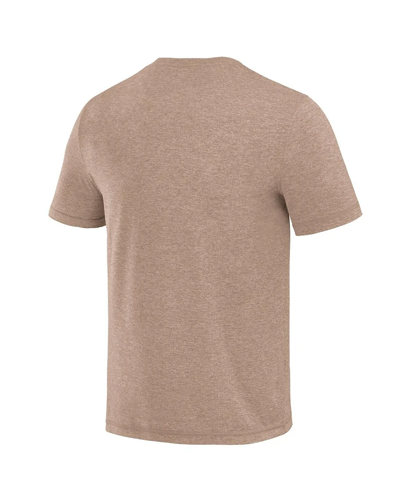 J. Palmer Men's Tan Philadelphia Eagles Four Down T-Shirt