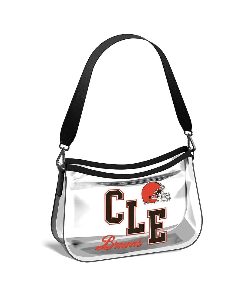 Wear by Erin Andrews Cleveland Browns Clear Stadium Mini Purse