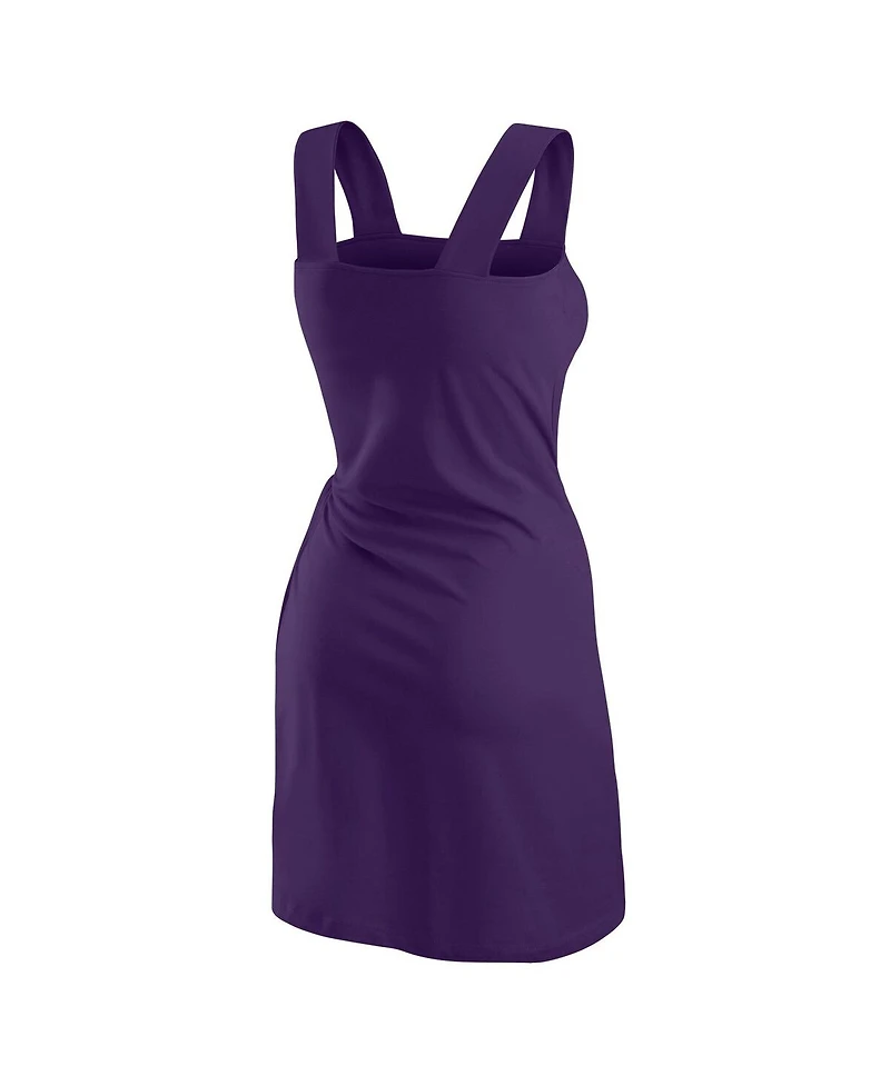 Wear by Erin Andrews Women's Purple Baltimore Ravens Wrap Dress