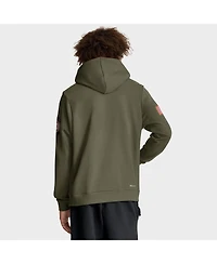 Nike Men's Olive Alabama Crimson Tide 2025 Military Appreciation Performance Pullover Hoodie