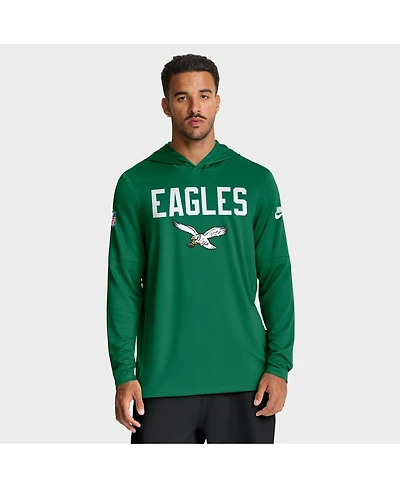 Nike Men's Kelly Green Philadelphia Eagles Big Tall Alt Pack Performance Long Sleeve Hoodie T-Shirt