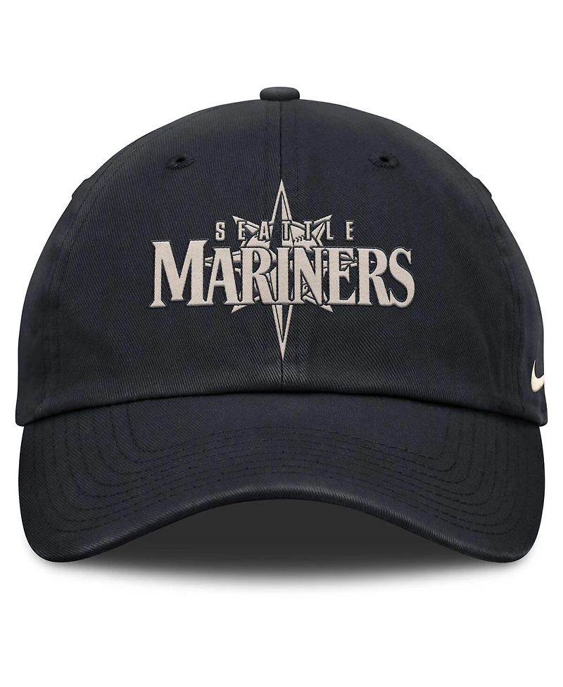 Nike Men's Navy Seattle Mariners Statement Club Adjustable Hat