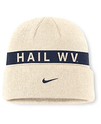 Nike Men's Natural West Virginia Mountaineers Peak Primetime Utility Cuffed Knit Hat