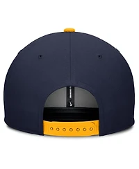 Nike Men's Navy/Cream West Virginia Mountaineers Pro Legacy Script Snapback Hat