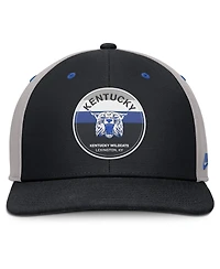 Nike Men's Black/Gray Kentucky Wildcats Prep Pro Performance Snapback Hat