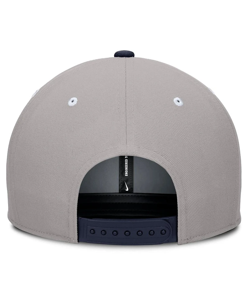 Nike Men's Navy/Gray Penn State Nittany Lions Prep Pro Performance Snapback Hat