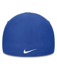 Nike Men's White/Royal Kentucky Wildcats 2025 Sideline Rise Local Performance Flex Hat